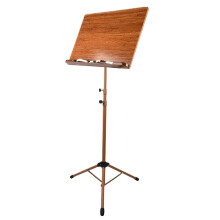 Adjustable Wooden Music Stand for Violin Guitar Ukulele with Foldable Tripod Base 190x38CM