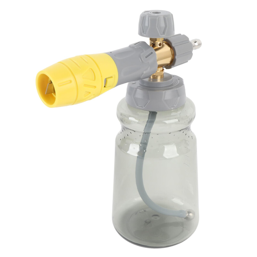 Foam Cannon Car Wash Sprayer With Ultra Wide Neck, Adjustable Spray, Brass, 1L Capacity 9187378404959