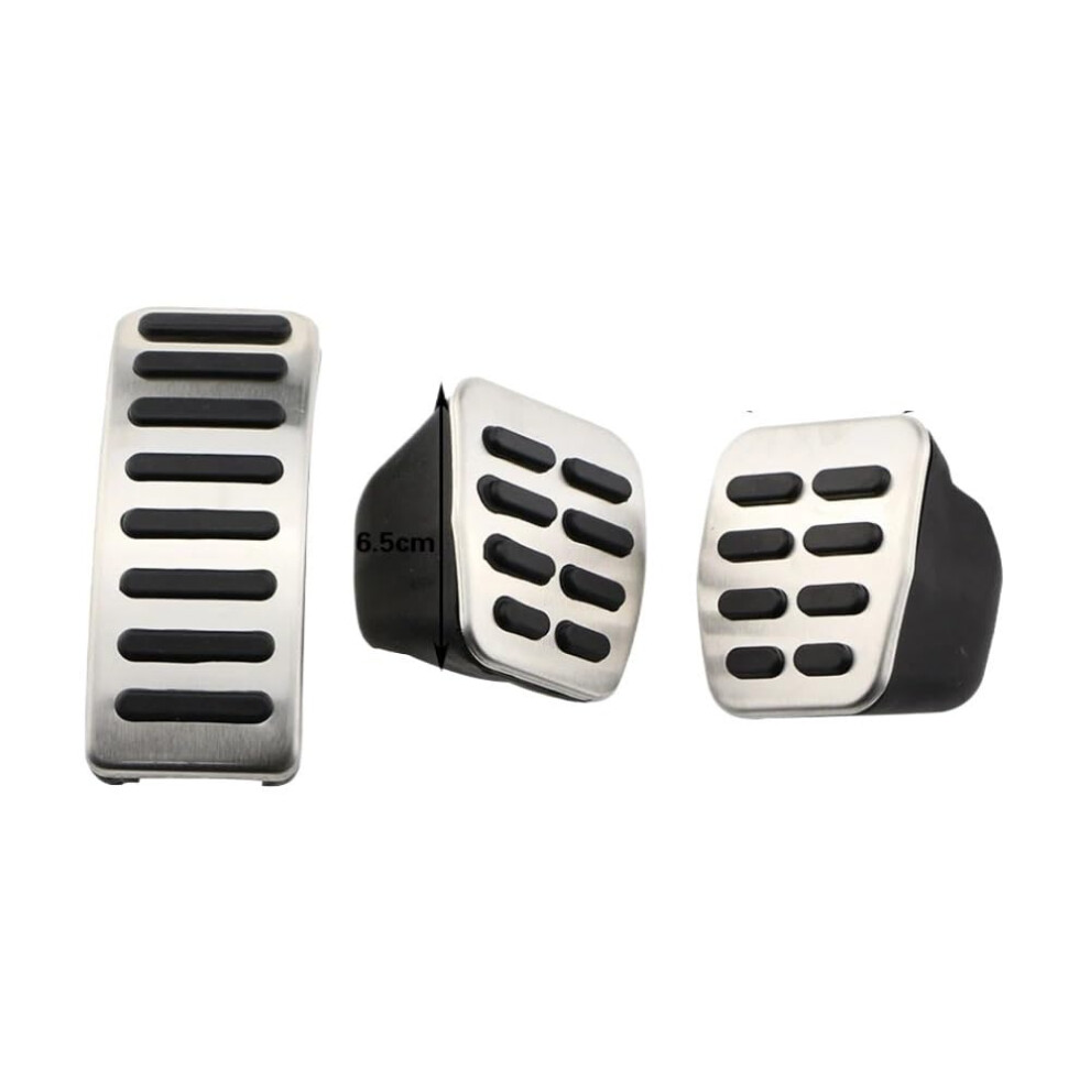 Pedal Covers Aluminum Alloy Antislip Pads For Vw Golf 4 19972005 Manual Transmission 9382693350916