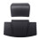 Motorcycle Backrest Pad with Detachable Rear Cushion for Comfortable Passenger Support A1 1