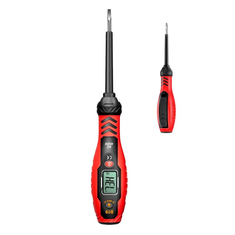 Voltage Tester Pen With Digital Display, 2In1 Electrician Screwdriver Tool, Ac 30V1000v Detector 9199774058704