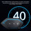 BT5.0 Motorcycle Helmet Headset Intercom Waterproof Noise Reduction 4