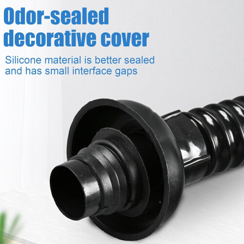 Bathroom Sink Drain Pipe with Advanced Odor Control, Flexible Expandable Hose for Kitchen and RV 2