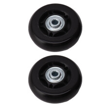 Kit di Sostituzione Ruote Valigia 60x24mm Ruota Scorrevole Silenziosa Castor in Gomma PU