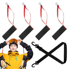 Ski Glove Wrist Straps with Durable Nylon for Secure Attachment and Loss Prevention in Winter Sports