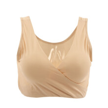 Fleshcolor Wireless Cross Nursing Bra XXL Cotton Polyurethane