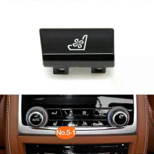 No.5-1Car Rear Air Conditioner AC Button Vent Climate Switch Control Buttons Cap For BMW 5 6GT 7 Series G30 G31 G32 G11 G12 F90 M5