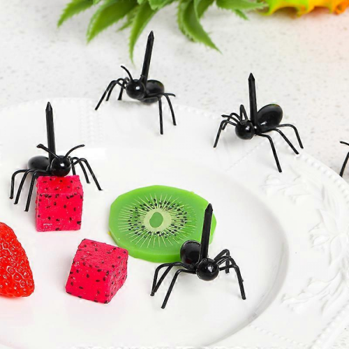 3 Scatole da 36 Pezzi, Forchetta da Frutta e Dessert per Bambini, Stuzzicadenti Riutilizzabili per Formiche, Snack e Torte 2