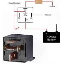 2-Pack 12V 80A SPDT Relay with 5 Pins for Automotive, Marine, and Heavy-Duty Vehicles
