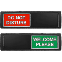 Black-do not disturb signOpen Closed Sign, Open Signs Privacy Slide Door Sign Indicator High Quality