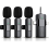 3 in 1 Wireless Lavalier Microphone for iPhone, iPad, Android, Camera,1 1