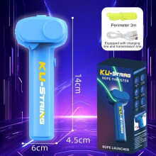 blueLuminous rope transmitter, children's toy, student stress-relieving wonder, new rotating rope stress-relieving version