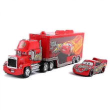 Coffret de 9 voitures miniatures moulées sous pression : Cars 2 Flash McQueen, Jackson Storm, Chick Hicks, Mack