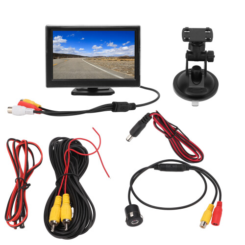 Οθόνη οπισθοπορείας αυτοκινήτου TFT LCD με αντιθαμβωτική κάμερα οπισθοπορείας