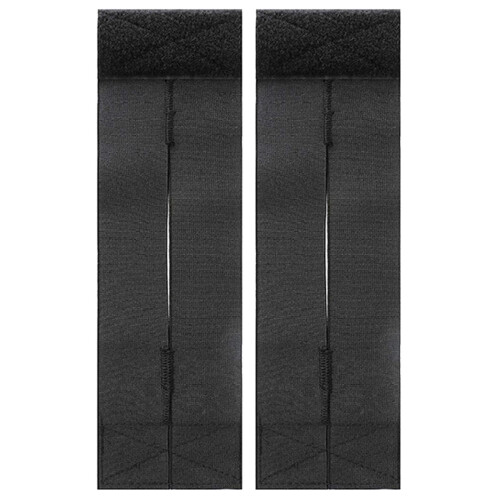 Baseball & Softball Glove Wrap Band, Elastic Strap, Adjustable Fit, Lightweight Design, Black, Two Pack