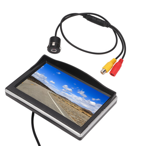 Οθόνη οπισθοπορείας αυτοκινήτου TFT LCD με αντιθαμβωτική κάμερα οπισθοπορείας 2