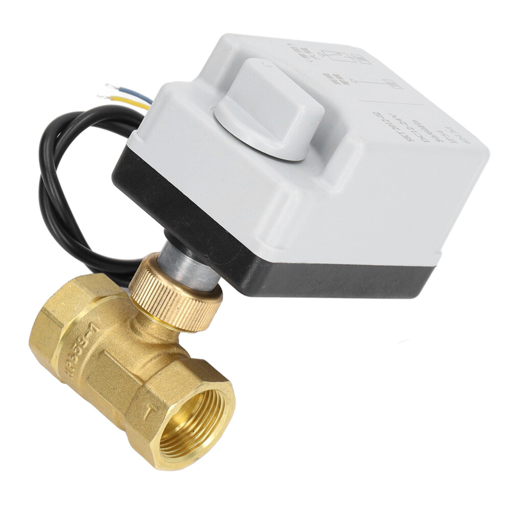 Motorized 2-Way Brass Ball Valve Dn20, Dc12-24V, Ip54 8111375526063