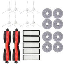 Pièces et accessoires pour aspirateur robot pour  S10+  / S10  / B105, brosse latérale principale, filtre Hepa, chiffon de nettoyage de