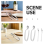 Silver15.5X2.7X1.5CMSnail Tong And Fork Set 16 Pcs Convenient Eating Tools For Home Use Tableware 5