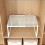 Telescopic Closet Shelf Retractable Expandable Wardrobe Divider Board Adjustable Layered Partition Cabinet Organizer White-M 3