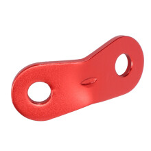 Verstellbare rote Doppelhaken-Seilclips, 20 Stück – Perfekt für Outdoor-Zelte