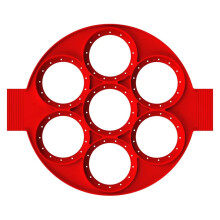 Silicone Pancake Mold 7 Holes Nonstick Cooking Ring for Pancake Shape and Easy Cleaning