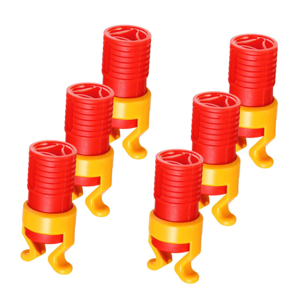 6Pcs Screw Holder Clamp With Plastic Sleeves For Woodworking And Drill, Secure Grip Tool 9347817498974