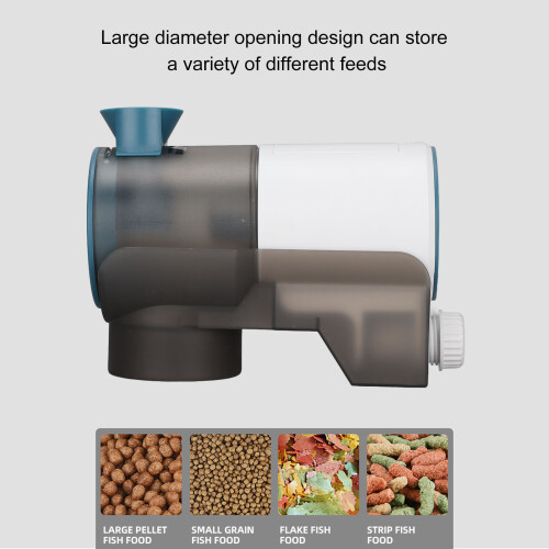 Vacay-Ready Aquarium Feeder: 2 Fixing Methods Auto & Manual Feeding 1