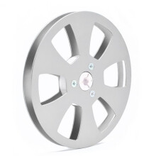 5 Inch Lege Spoel voor Spoel-Naar-Spoel Bandrecorders voor Open Spoel Geluidsdeck, Aluminiumlegering Opnamespoel Zilver