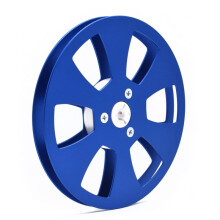 5 Inch Lege Spoel voor Spoel-Naar-Spoel Bandrecorders voor Open Spoel Geluidsdeck, Aluminiumlegering Opnamespoel Blauw
