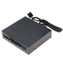 Voor PC-Behuizing Ingebouwde Kaartlezer USB HUB TFlash-Geheugenkaartschrijver Adapter voor 3,5 Inch HDD-Harde Schijf