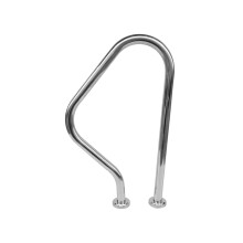 Pool Handrail 304 Stainless Steel Rustproof Swimming Pool Rail with Ergonomic Arc Grip for Indoor and Outdoor Use