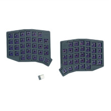 Geteilte, Kabellose Tastatur, Hot-Swap, 2,4 G, Einzelmodus, Fläschchenprogrammierung, Benutzerdefinierte Tastatur, Mechanische Bürotastatur