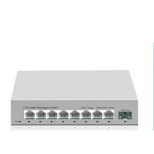2.5GbE Managed 8 Port 2500M Network 10G SFP+ Slot Web Managed Link Aggregation Homelab Setup EU PLUG