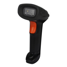 Streckkodsläsare 2.4G Trådlös 1D 2D QR Streckkodsläsare USB-Kabelansluten för Lagerinventering POS-System PC