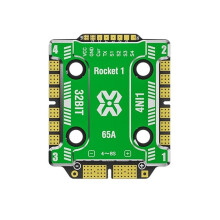 2065 AM32 32Bit 65A 4-in-1 ESC 4-8S Lipo 20X20mm met Aluminiumlegering Koellichaam voor RC FPV-Drone