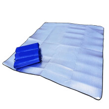 Aluminium Camping Mat Waterproof EVA Foam Mat With Aluminium Foil Foldable Beach Picnic Blanket 200x100cm