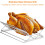 Roasting Rack Stainless Steel Adjustable Baking Rack for Oven Turkey Meat Cooling RustResistant 4