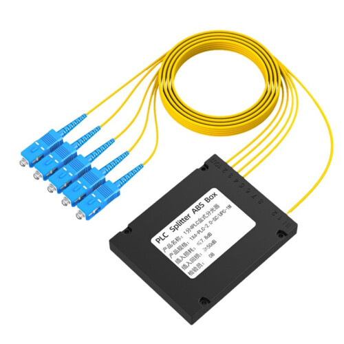 SC/UPC Glasfaser-Splitterbox PLC-Splitter ABS-Box Glasfaser-Splitter Glasfaser-Splitterbox 1/4