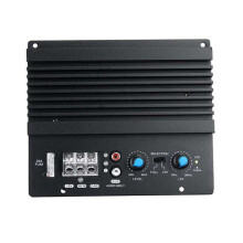 Leistungsverstärkerplatine mit Subwoofer, 12 V, 600 W, Hochleistungs-Auto-Leistungsverstärkermodul mit Bass für 8-12 Zoll Subwoofer