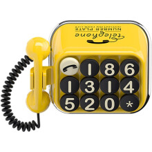 Vintage Style Temporary Parking Phone Number Plate for Car Dashboard Quick Relocation Yellow