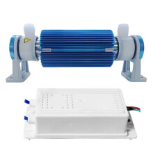 AC220V 10G Röhren-Ozongenerator mit Stromversorgung, 24 Stunden Betrieb, Interne und Externe Elektroden, Luftgekühlter Generator