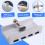 HUB Adattatore Splitter USB3.0 Dock Multi-Clip Esterno Universale per Accessori Windows/ OS 3