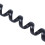 Replacement RJ9 4P4C Plug Coiled Stretchy Telephone Handsets Cable  Black 8