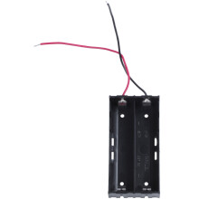Plastic 2 X 3,7 V 18650 Batterijhouder Zwart