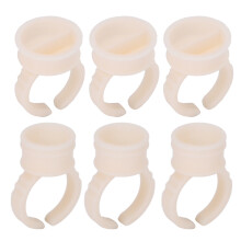 200 Stück Silikon-Microblading-Tintenringbecher, Größen 13 mm–15 mm