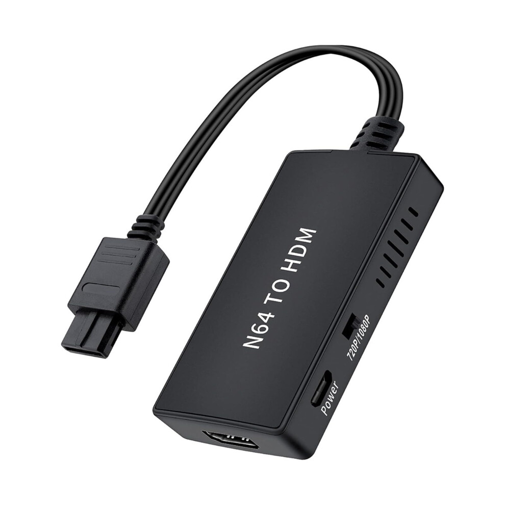 N64 To Hdtv Converter, N64 Video Output To 1080P Hdtv Monitor, Compatible A/V Hdtv Converter 9347817592320