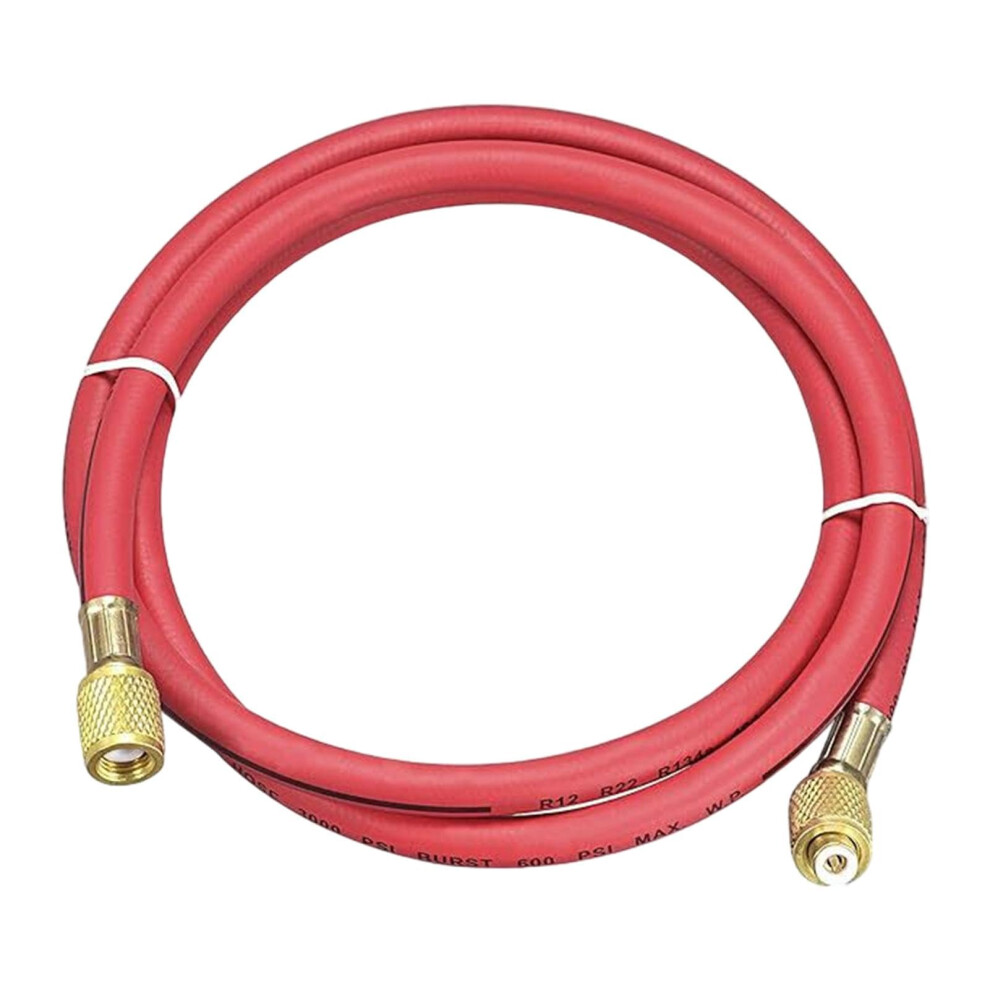 Car Ac Manifold Hoses Fluorine Pipe 59 Inches Tricolor Pressure Recharge Hose For Pressure Gauge Red 9382693356581