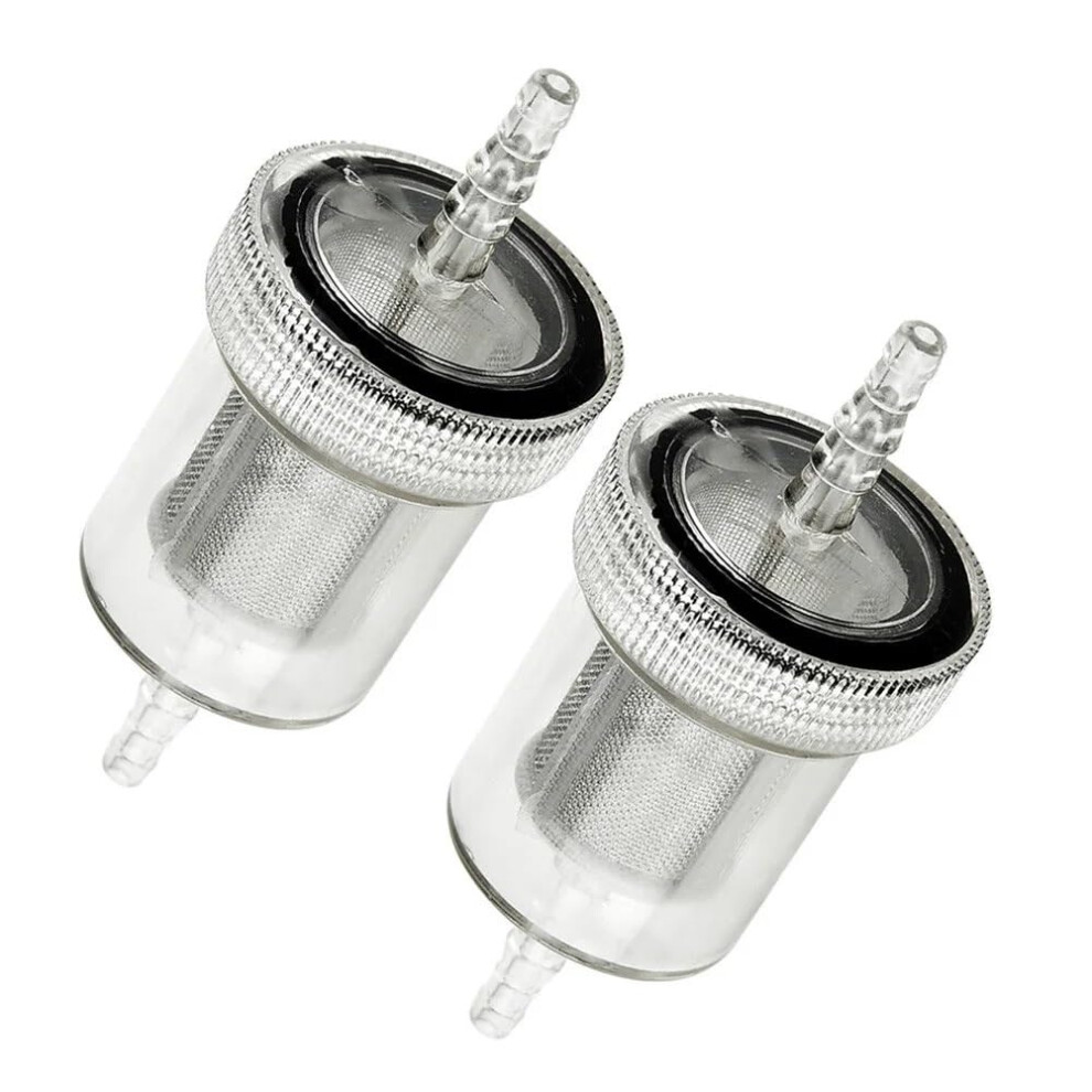 2Pcs 4Mm Diesel Fuel Filter Kit For Webasto Eberspacher Air Heater, Transparent Inline Design 9382693356741