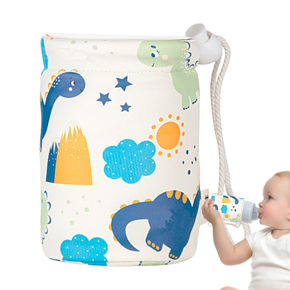 Baby Bottle Warmer Sleeve with Waterproof PU Leather and LongLasting Heat Preservation 200ml
